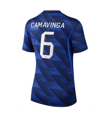 Frankrig Eduardo Camavinga #6 Hjemmebanetrøje Dame VM 2026 Kortærmet